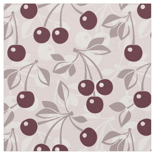 Patroon met Cherries 2 Stof (Close Up)