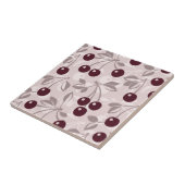 Patroon met Cherries 2 Tegeltje (Zijkant)