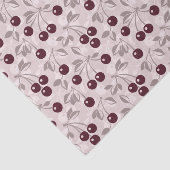 Patroon met Cherries 2 Tissuepapier (Detail)
