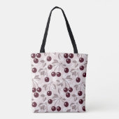 Patroon met Cherries 2 Tote Bag (Achterkant)