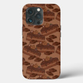 Patroon met chocoladetaart Case-Mate iPhone case (Achterkant)