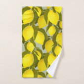 patroon met citroentakken bad handdoek (Handdoek)