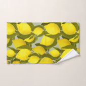 patroon met citroentakken bad handdoek (Handdoek)