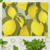  patroon met citroentakken theedoek (Gevouwen)