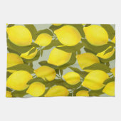  patroon met citroentakken theedoek (Horizontaal)