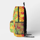 Patroon met citrusvruchten bedrukte rugzak (Rechts)