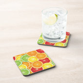 Patroon met citrusvruchten bier onderzetter (Rechterzijde)