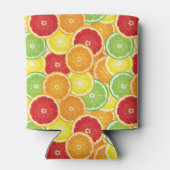 Patroon met citrusvruchten blikjeskoeler (Achterkant)