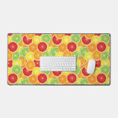 Patroon met citrusvruchten bureaumat (Keyboard & Muis)