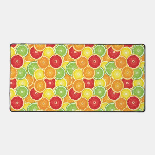 Patroon met citrusvruchten bureaumat (Voorkant)
