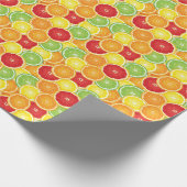 Patroon met citrusvruchten cadeaupapier (Hoek)