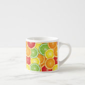 Patroon met citrusvruchten espresso kop (Rechts)