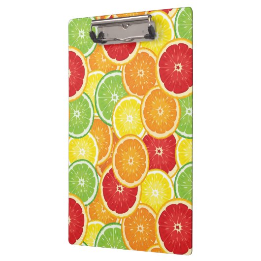 Patroon met citrusvruchten klembord (Links)