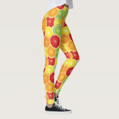 Patroon met citrusvruchten leggings (Rechts)