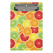 Patroon met citrusvruchten mini klembord (Voorkant)