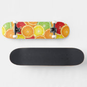 Patroon met citrusvruchten skateboard (Horizontaal)