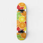 Patroon met citrusvruchten skateboard (Voorkant)