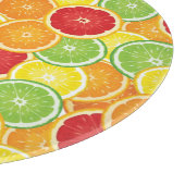 Patroon met citrusvruchten snijplank (Hoek)