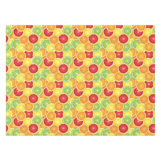 Patroon met citrusvruchten tafelkleed (Voorkant (Horizontaal))