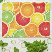 Patroon met citrusvruchten theedoek (Gevouwen)