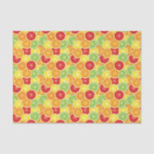 Patroon met citrusvruchten tissuepapier (Voorkant)