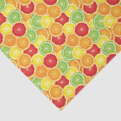 Patroon met citrusvruchten tissuepapier (Detail)