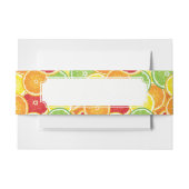 Patroon met citrusvruchten uitnodigingen wikkel (Voorkant Voorbeeld)