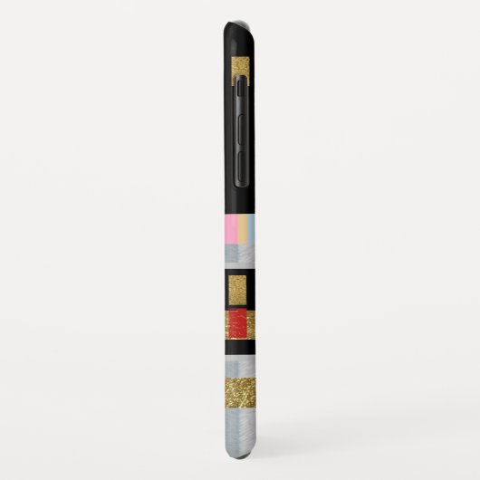 patroon met coole strepen Case-Mate iPhone case (Achterkant/links)