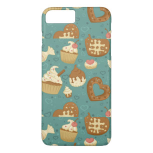 Patroon met cupcakes en snoepjes Case-Mate iPhone case