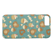 Patroon met cupcakes en snoepjes Case-Mate iPhone case (Achterkant (Horizontaal))