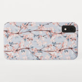 Patroon met delicate lentesakura-bloemen Case-Mate iPhone case (Achterkant (horizontaal))