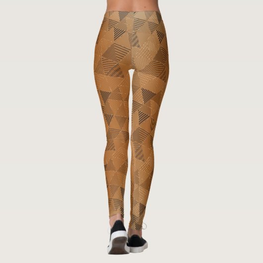 Patroon met driehoeken 5 leggings (Achterkant)