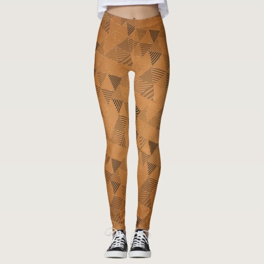 Patroon met driehoeken 5 leggings (Voorkant)