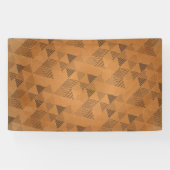 Patroon met driehoeken 5 spandoek (Horizontaal)