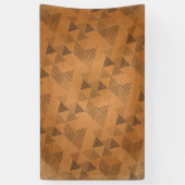 Patroon met driehoeken 5 spandoek (Verticaal)