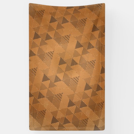 Patroon met driehoeken 5 spandoek (Verticaal)