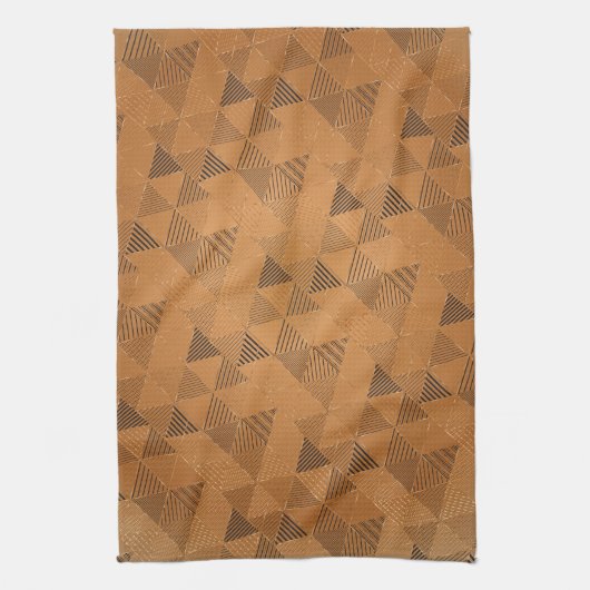 Patroon met driehoeken 5 theedoek (Verticaal)