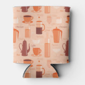 Patroon met drinken en tekst blikjeskoeler (Voorkant)