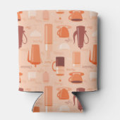 Patroon met drinken en tekst blikjeskoeler (Achterkant)