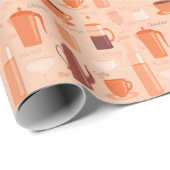 Patroon met drinken en tekst cadeaupapier (Rol Hoek)