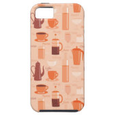 Patroon met drinken en tekst Case-Mate iPhone case (Achterkant)