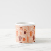 Patroon met drinken en tekst espresso kop (Voorkant)