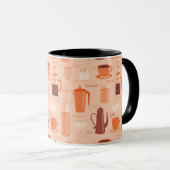 Patroon met drinken en tekst mok (Voorkant rechts)