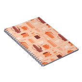 Patroon met drinken en tekst notitieboek (Rechterzijde)