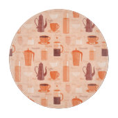 Patroon met drinken en tekst snijplank (Voorkant)