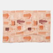 Patroon met drinken en tekst theedoek (Horizontaal)