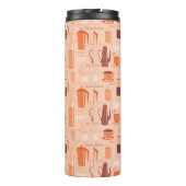 Patroon met drinken en tekst thermosbeker (Achterkant)