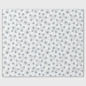 Patroon met eco symbool op witte achtergrond cadeaupapier (Vlak)