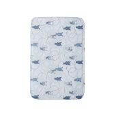 patroon met een grizzly beer badmat (Voorkant Verticaal)