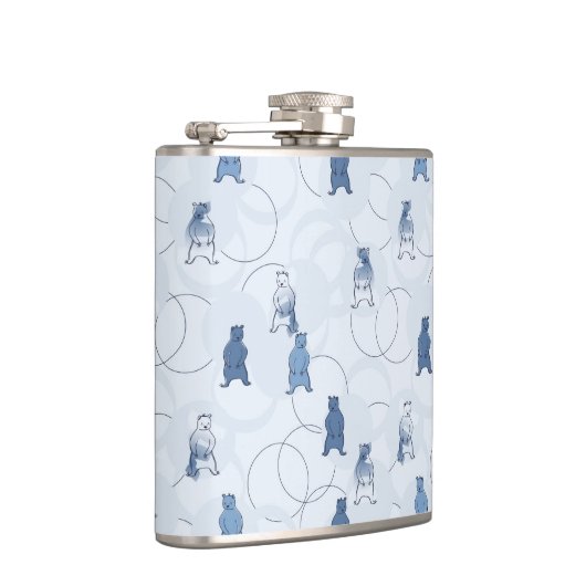 patroon met een grizzly beer heupfles (Rechts)